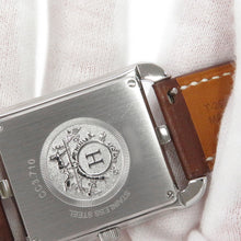 Load image into Gallery viewer, HERMES Cape Cod GM W29mm × H41mm Stainless Steel Leather White Shell DialCC3.710