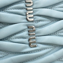 Load image into Gallery viewer, MIUMIU Materassee 2WAY Shoulder Bag Light Blue5BH191 Leather