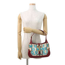 Load image into Gallery viewer, GUCCI Centennial Jackie 1961 Hobo Bag Ivory/Red636706 Canvas Leather Size Small