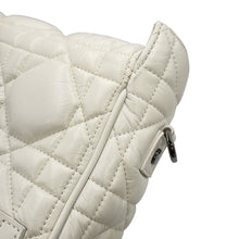 Load image into Gallery viewer, Dior Macrocannage Dior Camp Shoulder Bag WhiteM1243BNEY Leather Size Small