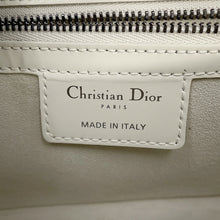 Load image into Gallery viewer, Dior Macrocannage Dior Camp Shoulder Bag WhiteM1243BNEY Leather Size Small