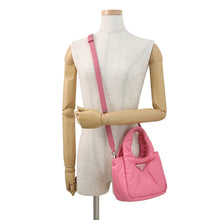 Load image into Gallery viewer, PRADA Re-Nylon 2WAY Handbag Pink1BA359 Nylon