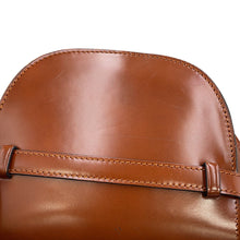 Load image into Gallery viewer, LOEWE Heart Motif Gate Dual Shoulder Bag Brown/White Leather Size Mini