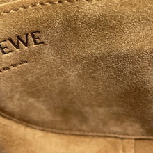 Load image into Gallery viewer, LOEWE Heart Motif Gate Dual Shoulder Bag Brown/White Leather Size Mini