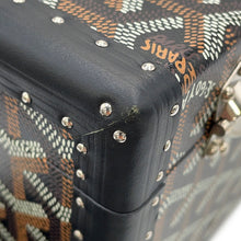 将图像加载到图库查看器中,GOYARD Joux Watch Trunk for 6 Watches BlackJOUXMMT06TY01CL01P PVC Leather