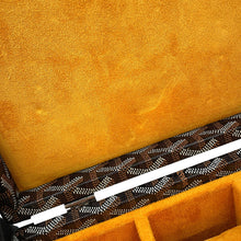 将图像加载到图库查看器中,GOYARD Joux Watch Trunk for 6 Watches BlackJOUXMMT06TY01CL01P PVC Leather
