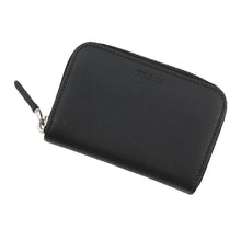 将图像加载到图库查看器中,PRADA Saffiano Leather logo coin purse Black2M1358 Leather