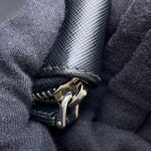 将图像加载到图库查看器中,PRADA Saffiano Leather logo coin purse Black2M1358 Leather
