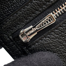Load image into Gallery viewer, HERMES Bearn combine Black Chevre Myzore Goatskin