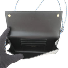 将图像加载到图库查看器中,PRADA Wallet with Shoulder Strap Black1MT027 Leather