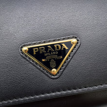 将图像加载到图库查看器中,PRADA Wallet with Shoulder Strap Black1MT027 Leather