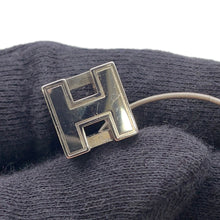将图像加载到图库查看器中,HERMES Cage Ash H Cube Necklace Ivory Metal