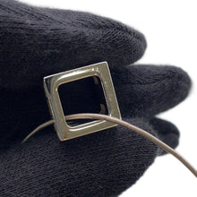 将图像加载到图库查看器中,HERMES Cage Ash H Cube Necklace Ivory Metal