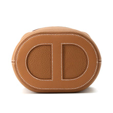 Load image into Gallery viewer, HERMES in-the-loop Tote Bag Gold Taurillon Clemence Swift Leather Size 18