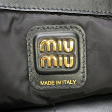 将图像加载到图库查看器中,MIUMIU Hobo Bag Black5BC119 Soft Leather