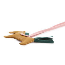 将图像加载到图库查看器中,HERMES Rodeo Bag Charm Sesame / Rose Sakura / Malachite Lambskin Size PM