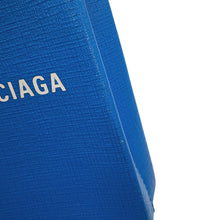 Load image into Gallery viewer, BALENCIAGA shopping phone holder Blue593826 Leather