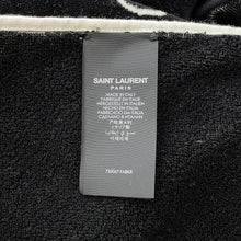 将图像加载到图库查看器中,SAINT LAURENT PARIS Rive Gauche Towel Tote Bag White/Black735067 Cotton