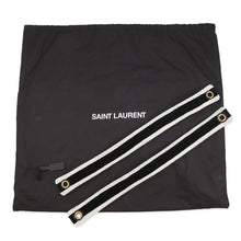 Load image into Gallery viewer, SAINT LAURENT PARIS Rive Gauche Towel Tote Bag White/Black735067 Cotton