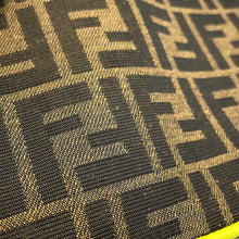 将图像加载到图库查看器中,FENDI Zucca Mamma Bucket 2-Way Shoulder Bag Brown/Neon Yellow8BR771 Canvas Size Large