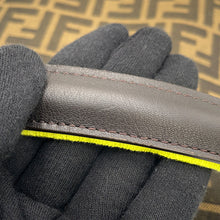 将图像加载到图库查看器中,FENDI Zucca Mamma Bucket 2-Way Shoulder Bag Brown/Neon Yellow8BR771 Canvas Size Large