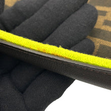 将图像加载到图库查看器中,FENDI Zucca Mamma Bucket 2-Way Shoulder Bag Brown/Neon Yellow8BR771 Canvas Size Large