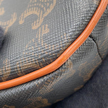 Load image into Gallery viewer, CELINE Logo Triomphe Triangle Shoulder Bag Tan195902 PVC Leather Size Mini