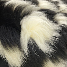 Load image into Gallery viewer, LOUIS VUITTON Damier Fox Intarsia Fur Jacket Size 38 White/Black1A5RDH Fox Raccoon