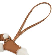 Load image into Gallery viewer, HERMES Buddy Bag Charm Collar Gold Lambskin