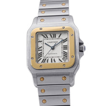 Load image into Gallery viewer, CARTIER Santos Galve XL H45.54mm×W34.87mm Stainless Steel K18YG White DialW20099C4