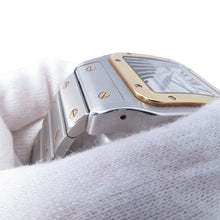 Load image into Gallery viewer, CARTIER Santos Galve XL H45.54mm×W34.87mm Stainless Steel K18YG White DialW20099C4