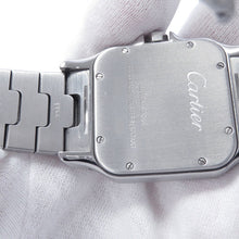 Load image into Gallery viewer, CARTIER Santos Galve XL H45.54mm×W34.87mm Stainless Steel K18YG White DialW20099C4