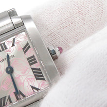 将图像加载到图库查看器中,CARTIER Tank Française SM Happy Birthday 2006 Christmas Limited Edition W20.3mm×H25.3mm Stainless Steel Silver DialW51031Q3