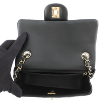 将图像加载到图库查看器中,CHANEL Mini Matelasse Single Chainshoulder Bag BlackA69900 Lambskin Size 20