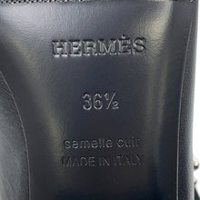 将图像加载到图库查看器中,HERMES Pumps Jackie 50 Black Leather Size 36H