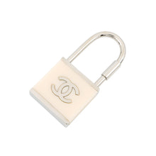 Load image into Gallery viewer, CHANEL CC Logo Key Bag Charm WhiteA17952 Metal