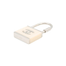 Load image into Gallery viewer, CHANEL CC Logo Key Bag Charm WhiteA17952 Metal
