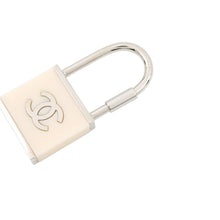 Load image into Gallery viewer, CHANEL CC Logo Key Bag Charm WhiteA17952 Metal
