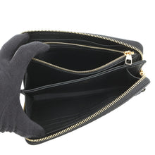 将图像加载到图库查看器中,LOUIS VUITTON Zippy Wallet Noir/BeigeM80481 Bicolor Monogram Empreinte Leather