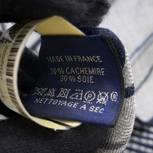 将图像加载到图库查看器中,HERMES Losange Thor HERMES Grisscene/Grisfonce/Marine Fonce Cashmere70% Cotton30%