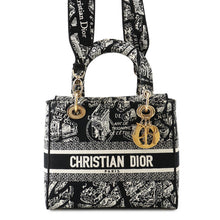 Load image into Gallery viewer, Dior Lady Dee Light Black/WhiteM0565OOMP_M993 Canvas Size Medium