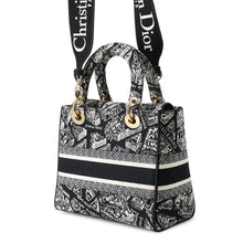 Load image into Gallery viewer, Dior Lady Dee Light Black/WhiteM0565OOMP_M993 Canvas Size Medium