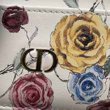 将图像加载到图库查看器中,Dior Dior Caro Card Case Beige/Multicolor Calf Leather