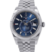 Load image into Gallery viewer, ROLEX Sky-Dweller W42mm Stainless Steel K18WG Bright Blue Dial336934