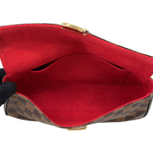 将图像加载到图库查看器中,LOUIS VUITTON Ravello RedN60007 Damier Ebene Canvas Size PM