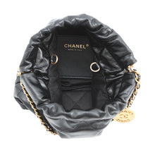 Load image into Gallery viewer, CHANEL CHANEL22 Calf Leather BlackAS3980 Shiny Calf Leather Size Mini