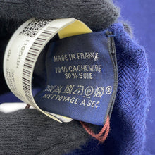 Load image into Gallery viewer, HERMES Scarf Carre 140 INDEX PALMARUM Palm Index Size 140 Marine/WhiteH243366S Cashmere70% Silk30%