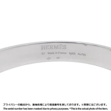 将图像加载到图库查看器中,HERMES HERMES Crew de H Bracelet Jonk 2 Crew Size ST SV925 K18PG