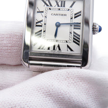 将图像加载到图库查看器中,CARTIER Tank Solo SM H31.0mm×W24.4mm Stainless Steel Silver DialW5200013