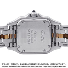将图像加载到图库查看器中,CARTIER PANTHERE SM 1 row H29.8mm×W21.7mm Stainless Steel K18YG White Dial84083241